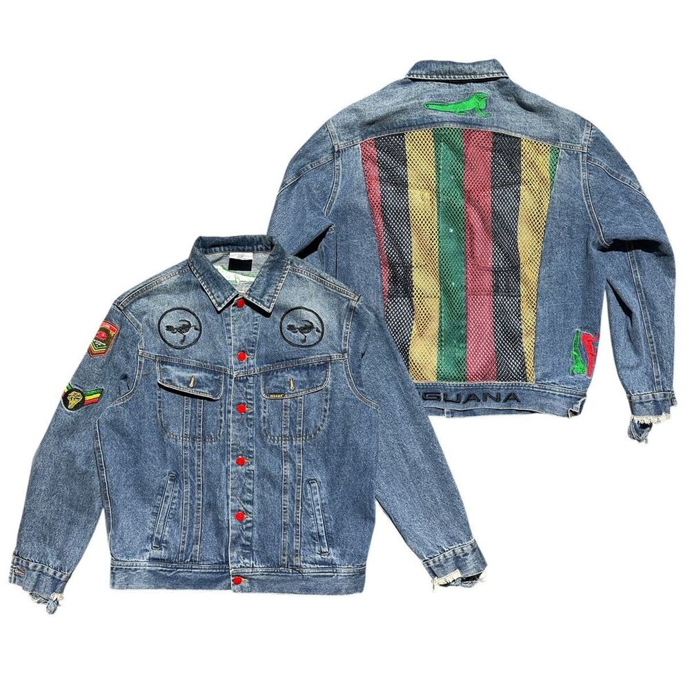 Iguana Limited Netted back graphic trucker